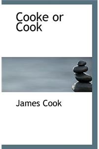 Cooke or Cook