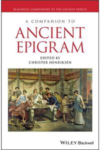 Companion to Ancient Epigram