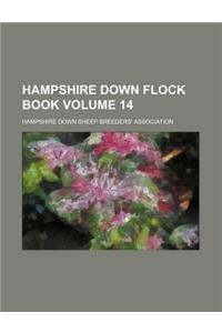 Hampshire Down Flock Book Volume 14