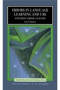 Errors in Language Learning and Use