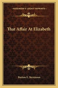 That Affair at Elizabeth