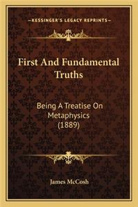 First And Fundamental Truths