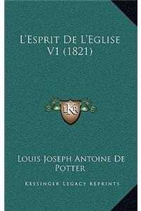 L'Esprit De L'Eglise V1 (1821)