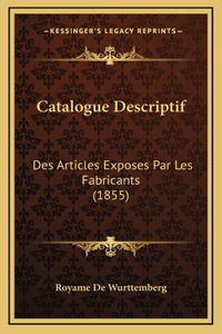 Catalogue Descriptif