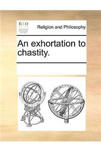 An exhortation to chastity.