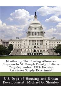 Monitoring the Housing Allowance Program in St. Joseph County, Indiana