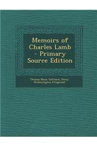 Memoirs of Charles Lamb