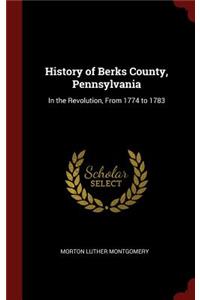 History of Berks County, Pennsylvania