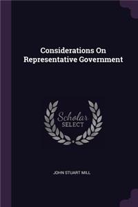 Considerations On Representative Government