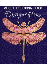 Adult Coloring Book - Dragonflies