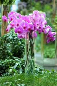 Purple Orchids in a Vase Journal