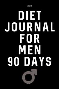 Diet Journal for Men 90 Days: Weight Loss and Exercise Diary
