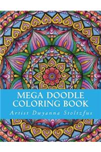 Mega Doodle Coloring Book