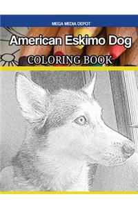 American Eskimo Dog Coloring Book