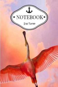 Notebook Flying Flamingo