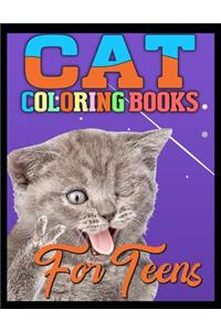 cat coloring books for Teens