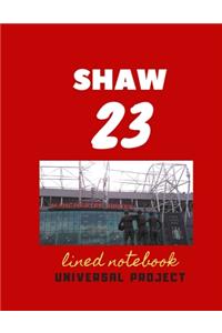 23 SHAW lined notebook