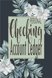 Personal Checking Account Ledger