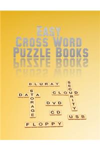 Easy Cross Word Puzzle Books