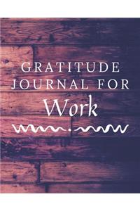 Gratitude Journal For Work