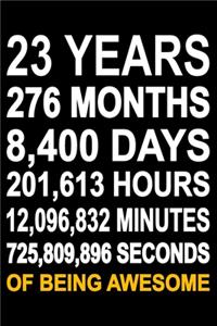 23 Years Of Being Awesome