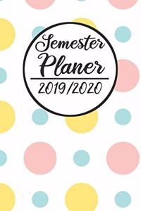 Semester Planer 2019 / 2020