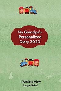 My Grandpa's Personalized Diary 2020