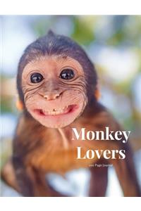 Monkey Lovers 100 page Journal