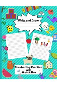 Write and Draw Handwriting Practice with Sketch Box