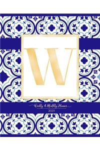 Weekly & Monthly Planner 2020 W