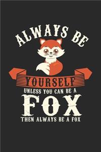 Always Be Yourself Unless You Can Be A Fox Then Always Be A Fox