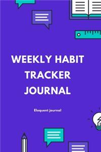 Weekly Habit Tracker Journal