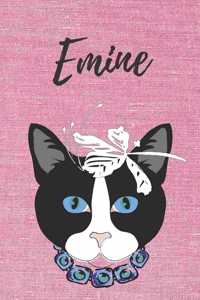 Katze Notizbuch / Notizheft / Journal / Malbuch / Tagebuch / Kritzelbuch / DIN A5 / Geschenk Emine