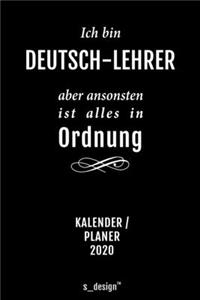 Kalender 2020 für Deutsch-Lehrer