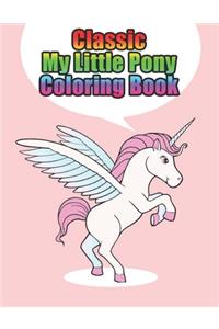 classic my little pony coloring book