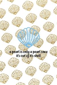 A Pearl Is Only A Pearl Once It's Out Of It's Shell