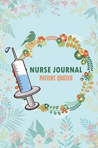 Nurse Journal Patient Quotes