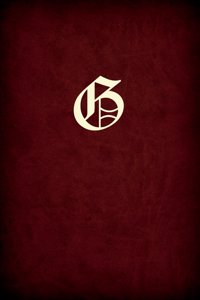 G: Lined Monogram Cover Diary, 5x8", 124 Pages