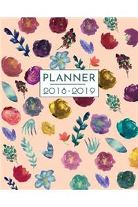 Floral 2018-2019 Academic Planner