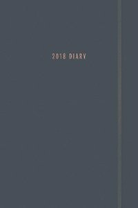 Fashion Diary Charcoal 2018 Pkt D (Diary Pocket)