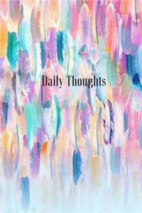 Daily Thoughts - Water Color Feathers