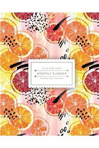 2018 New Year Monthly Planner
