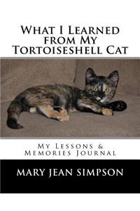 What I Learned from My Tortoiseshell Cat