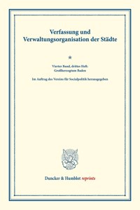 Verfassung Und Verwaltungsorganisation Der Stadte