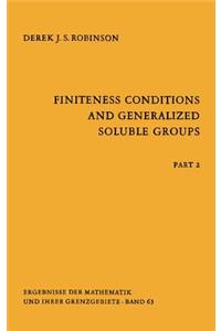 Finiteness Conditions and Generalized Soluble Groups