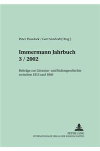 Immermann-Jahrbuch 3/2002