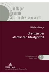 Grenzen Der Staatlichen Strafgewalt