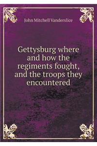 Gettysburg Where and How the Regiments Fought, and the Troops They Encountered