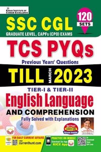 Ssc Cgl English Language & Comprehension Tcs Pyqs Tier 1 & Tier 2 Solved Papers (English Medium) (4177)