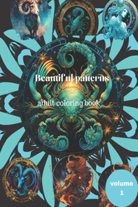 Beautiful patterns adult coloring book